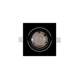 Spot de Embutir de Led Taschibra Alltop Par 20 Quadrado 7w Bivolt Preto Preto 4000k Luz Neutra - 1