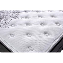 Cama Box Baú Queen: Colchão Molas Masterpocket Ensacadas Herval Partenon C1629 + Base Crc Suede - 2