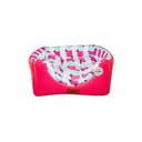 Ver mais imagens de Cama para Cachorro Toca Quadrada em Corino + Poliéster Rosa e Lilás Média (m) 40 X 40 X 40 Cm