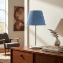 Ver imagem 2 de Abajur Luminaria de Mesa Piovere Elegante Moderno com Interruptor com Cupula 3d Premium
