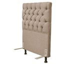 Ver imagem 4 de Cabeceira Cama Box Solteiro 90Cm Cristal Linho Bege