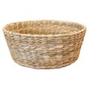 Ver imagem 3 de Cesto de Palha Natural Redondo Feito a Mão