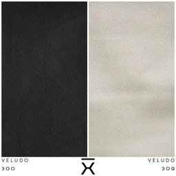 Puff Redondo Lewis 45x45cm Pés Preto Suede Preto/suede Creme - Nexta Casa - 3