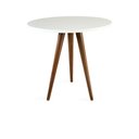 Ver imagem 1 de Mesa Lateral De Canto Tripé 50x50cm Branco