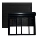 Ver imagem 1 de Janela de Aluminio com Persiana Preta Integrada 120x120cm