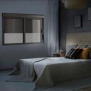 Ver imagem 4 de Janela de Aluminio com Persiana Preta Integrada 120x120cm