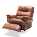 Ver imagem 1 de Poltrona Reclinavel Capri Mh 1217 com Massageador em Courino Texas Marrom - 55590