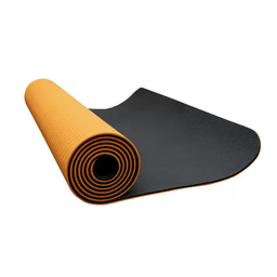 Tapete Move Em Polyester P/Yoga Tp10 Preto/ Laranja Oex Move/Home - 1