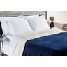 Cobertor Alaska Manta Sherpa Dupla Face Queen Azul Marinho - 2