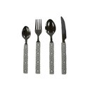 Ver imagem 4 de Jogo de Talheres com 24 Pçs e Suporte 2444305 Branco -quanhe