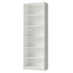 Estante Livreiro Madesa 6908 com 6 Nichos - Branco - 10