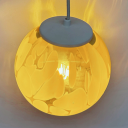 Lustre Pendente Taschibra Sfera P Conhaque Leitoso E27 Bivolt - 7