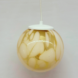 Lustre Pendente Taschibra Sfera P Conhaque Leitoso E27 Bivolt - 9