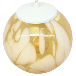 Lustre Pendente Taschibra Sfera P Conhaque Leitoso E27 Bivolt - 4
