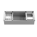 Ver imagem 2 de Cuba Inox Workstation Cozix Aisi 304 Escovada Gourmet Multifuncional para Cozinha Planejada