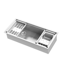 Ver imagem 3 de Cuba Inox Workstation Cozix Aisi 304 Escovada Gourmet Multifuncional para Cozinha Planejada