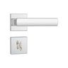 Fechadura Porta Banheiro 823/35 Cromado Roseta Aço Inox Stam - 1