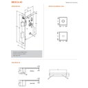 Ver imagem 2 de Fechadura Porta Banheiro 823/35 Cromado Roseta Aço Inox Stam
