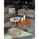 Ver imagem 1 de Mesa de Centro para Sala Conjunto Orgânico Branco