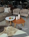 Ver imagem 1 de Mesa de Centro para Sala Conjunto Orgânico Branco