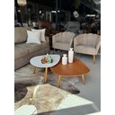 Ver imagem 2 de Mesa de Centro para Sala Conjunto Orgânico Branco