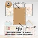 Ver imagem 2 de Kit Quadros Infantil Safari Aquarela 20x30 3 Peças Titulos Moldura Preta