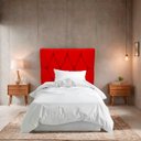 Ver imagem 2 de Cabeceira Estofada para Cama de Solteiro 90 Athena Suede