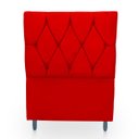 Ver imagem 1 de Cabeceira Estofada para Cama de Solteiro 90 Athena Suede