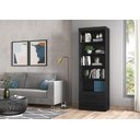 Ver imagem 6 de Livreiro Multiuso com 2 Gavetas Preto Fosco Kit com 2 - FdECOR