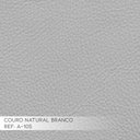 Ver imagem 4 de Sofá 3 Lugares Bérgamo 220cm Couro Branco