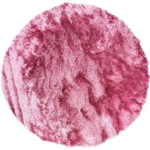 Tapete Silk Shaggy 150 Redondo 13 Pink