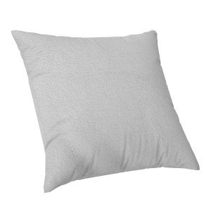 Capa de Almofadas Decorativa 50x50cm para Sofá Cama Capri Cinza Claro