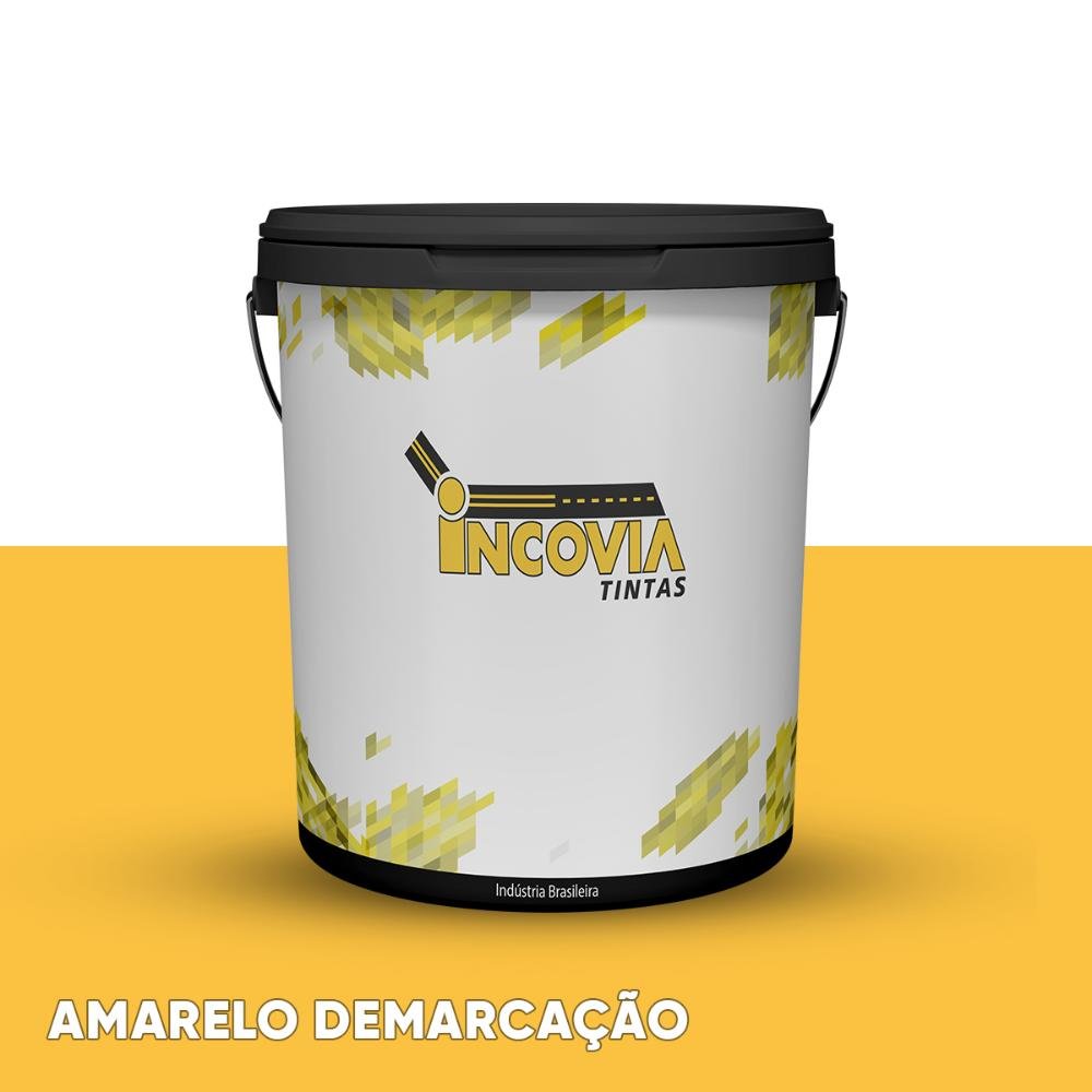 Tinta Viaria Base Agua - Amarela - 18l