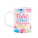 Ver imagem 1 de Caneca Floral Mães - Mãe, que Deus Te Abençoe Sempre!