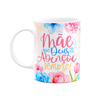Caneca Floral Mães - Mãe, que Deus Te Abençoe Sempre! - 1