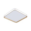 Ver imagem 1 de Plafon Painel Led Sobrepor 36w Toronto Multicor 180° Quadrado Branco C/ Dourado Hevvy St3110