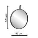 Ver mais imagens de Espelho Decorativo Short Strip Amarelo Alça Corino Preto 40 cm Redondo Amarelo/Preto, 40 cm