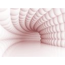 Ver imagem 3 de Papel De Parede Túnel Profundo Geométrico 3D At14