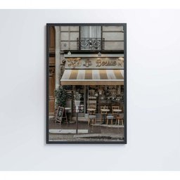 Quadro Bistrô Paris 80x120 Cm Vidro Impresso - 4