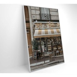 Quadro Bistrô Paris 80x120 Cm Vidro Impresso - 9