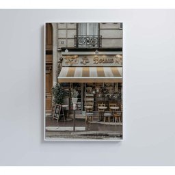 Quadro Bistrô Paris 80x120 Cm Vidro Impresso - 2