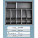 Ver imagem 3 de Organizador Cédulas e Moedas Caixa Registradora 49x42cm - Preto