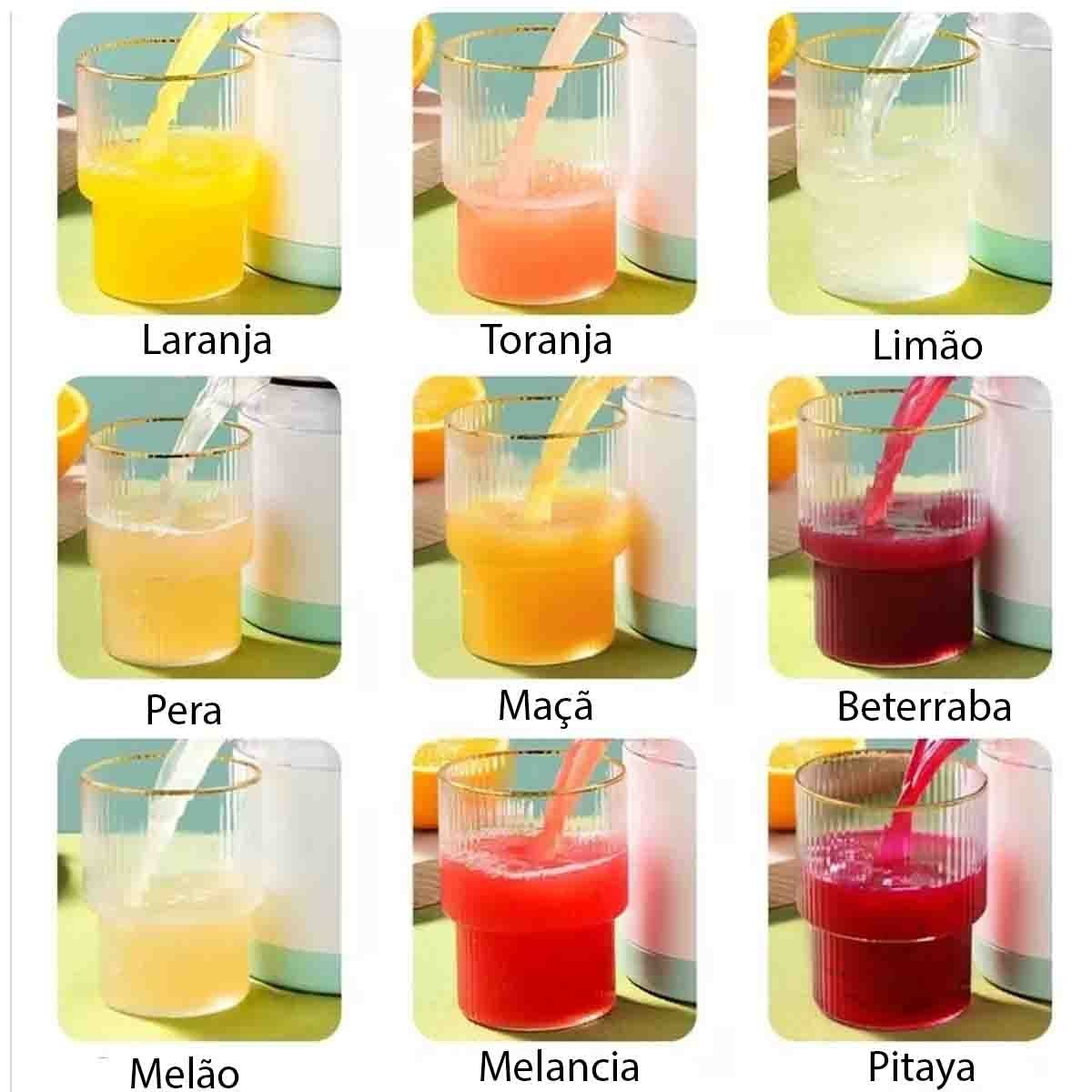 Espremedor Laranja Limao Frutas Sem Fio Portatil 45W Cozinha Culinaria Cocçao Suco Natural Casa Leva - 6