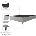 Ver imagem 3 de Cama Box Base Casal King 1,93m Suede Marsala Cinza