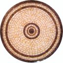 Ver imagem 1 de Rosone Mosaico Contemporâneo Cotto Ii Exclusivo 60cm