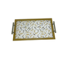 Bandeja Decorativa Vidro E MDF - Mabruk - 5