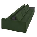 Ver imagem 7 de Sofá Ilha 4 Lugares Living 432cm Modulado Sala Lary Veludo Verde/pu Pto K01 - D'Rossi