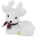 Ver imagem 1 de Kit 2 Bonecos De Natal Enfeite Natalino Rena Felpuda 20cm