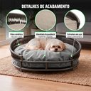 Ver imagem 4 de Cama Caminha Pet Sofá 75cm Futon Oval Acquablock