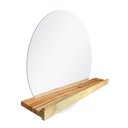 Ver imagem 4 de Espelho Funcional Shelf Pinus 60cm Redondo 60 cm